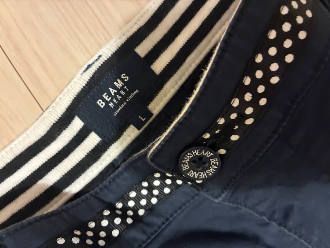 [정품] 빔즈 하트(BEAMS HEART) 다크 네이비 팬츠 라지 상품이미지3