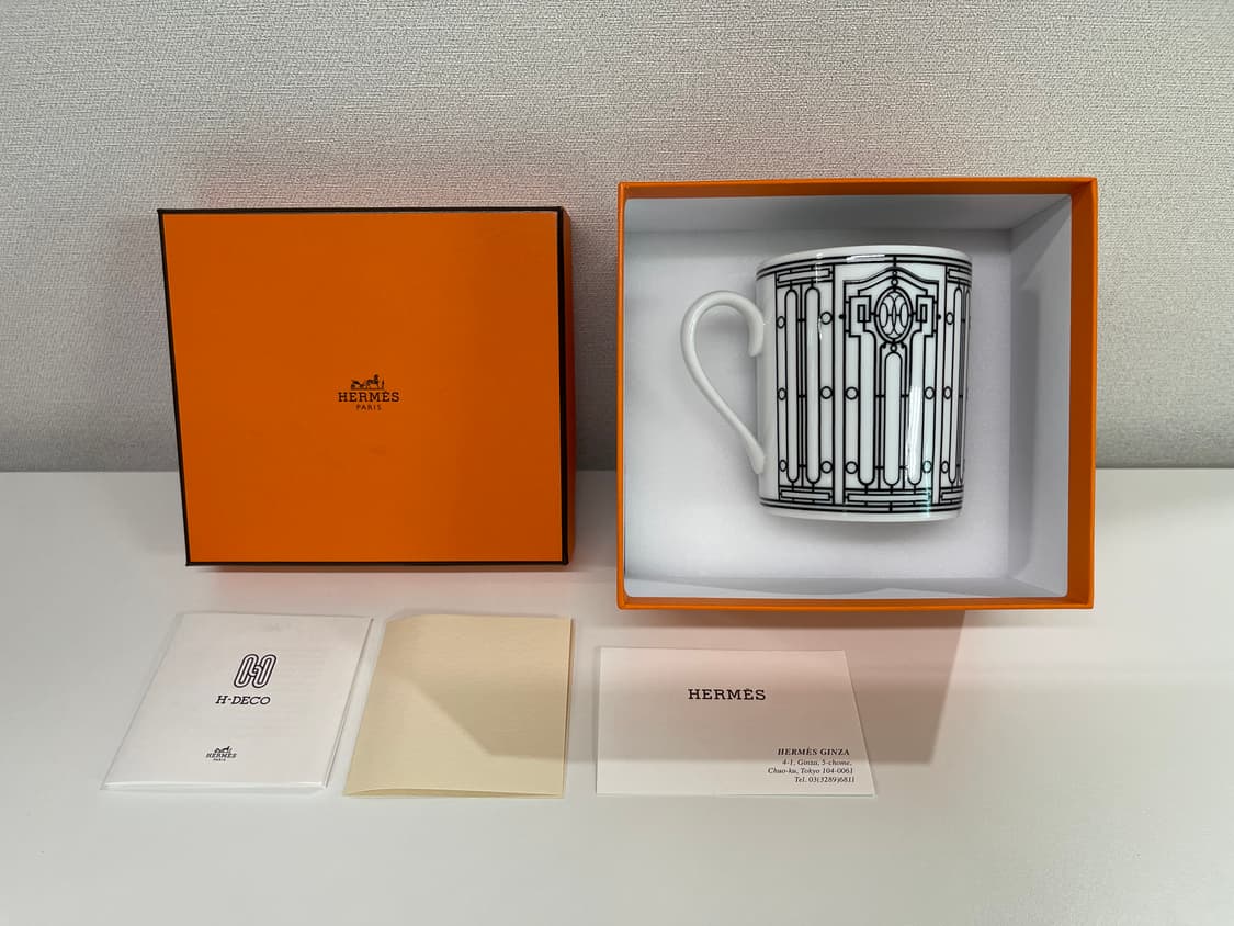 에르메스 H데코 화이트 머그컵 1P HERMES 상품이미지5