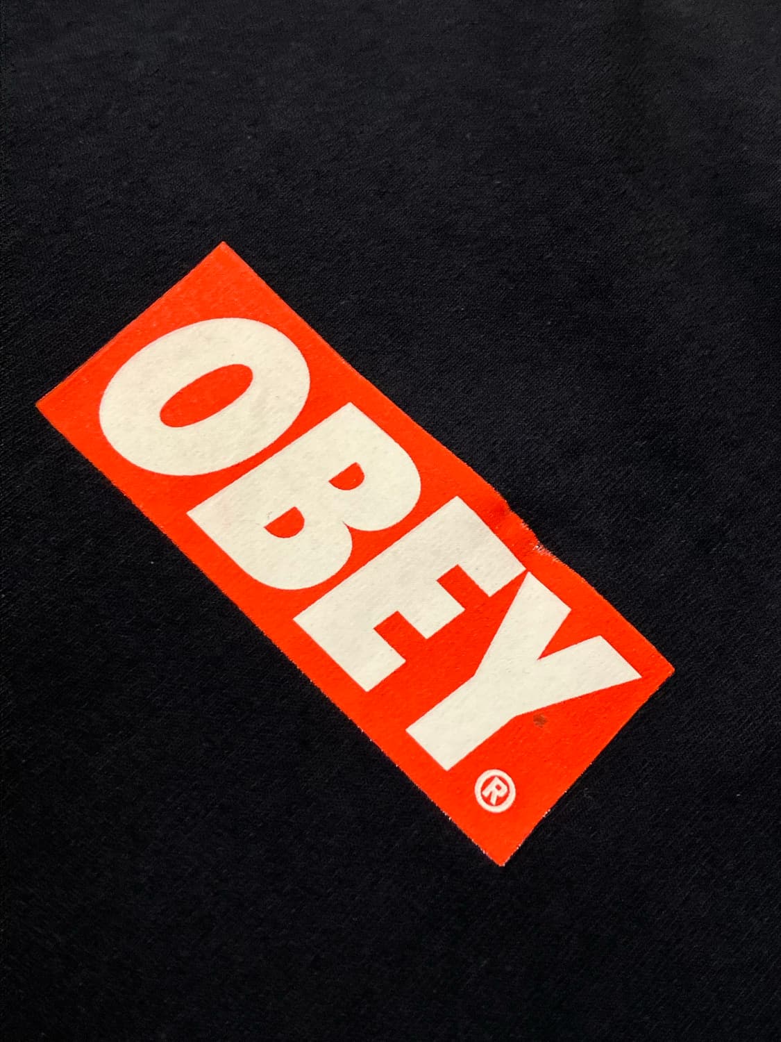 오베이 반팔 티셔츠 블랙 L #csz2116 상품이미지6