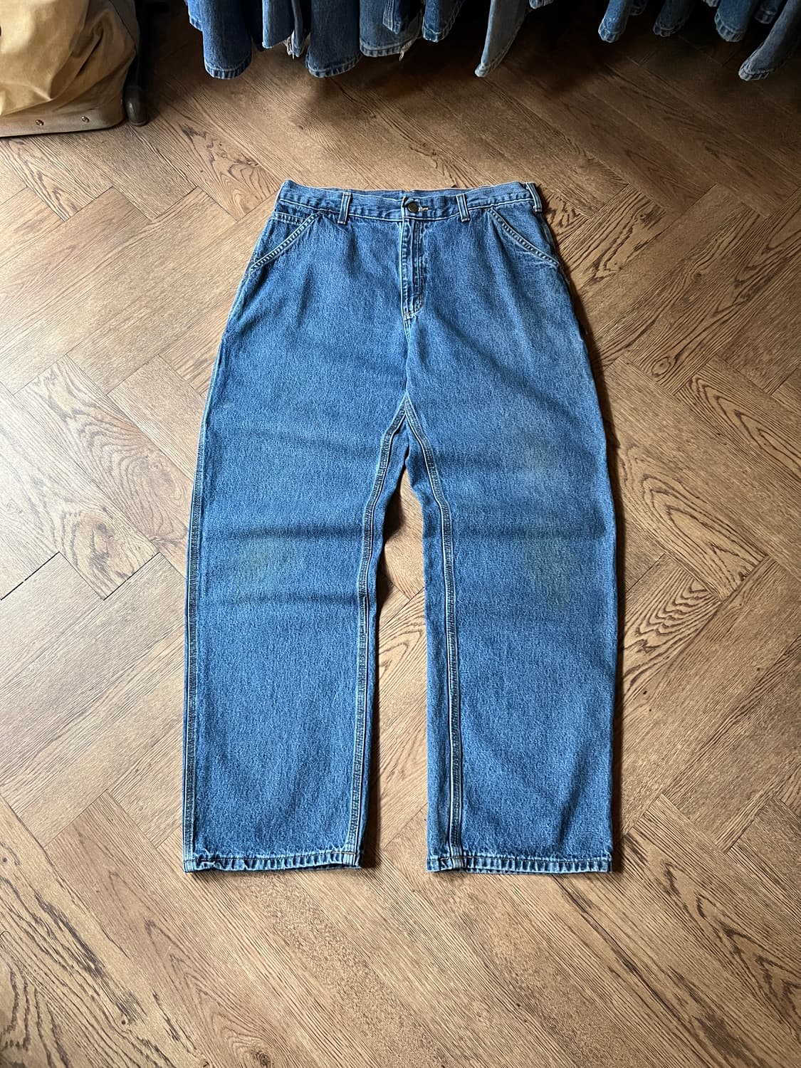 [35]칼하트 USA 싱글니 카펜터 워크 데님 팬츠 상품이미지2