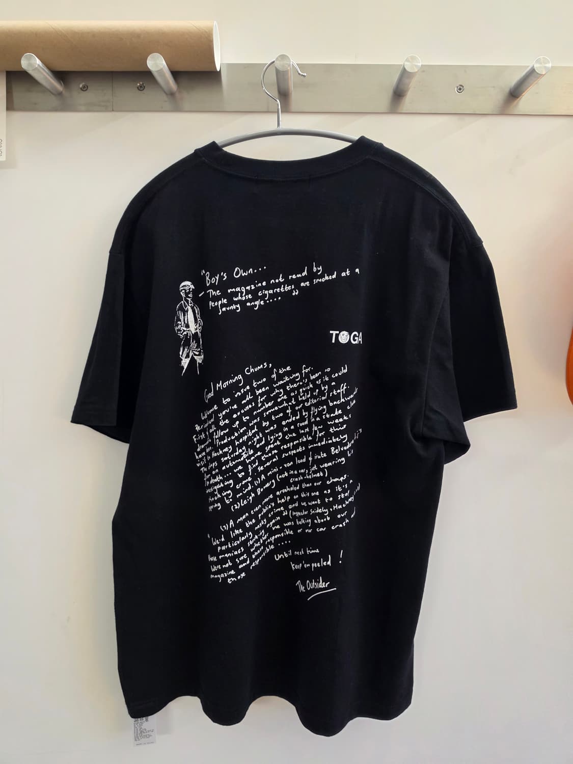 토가 x BOY'S OWN 24ss 보이 앤 걸 프린트 티셔츠 상품이미지8