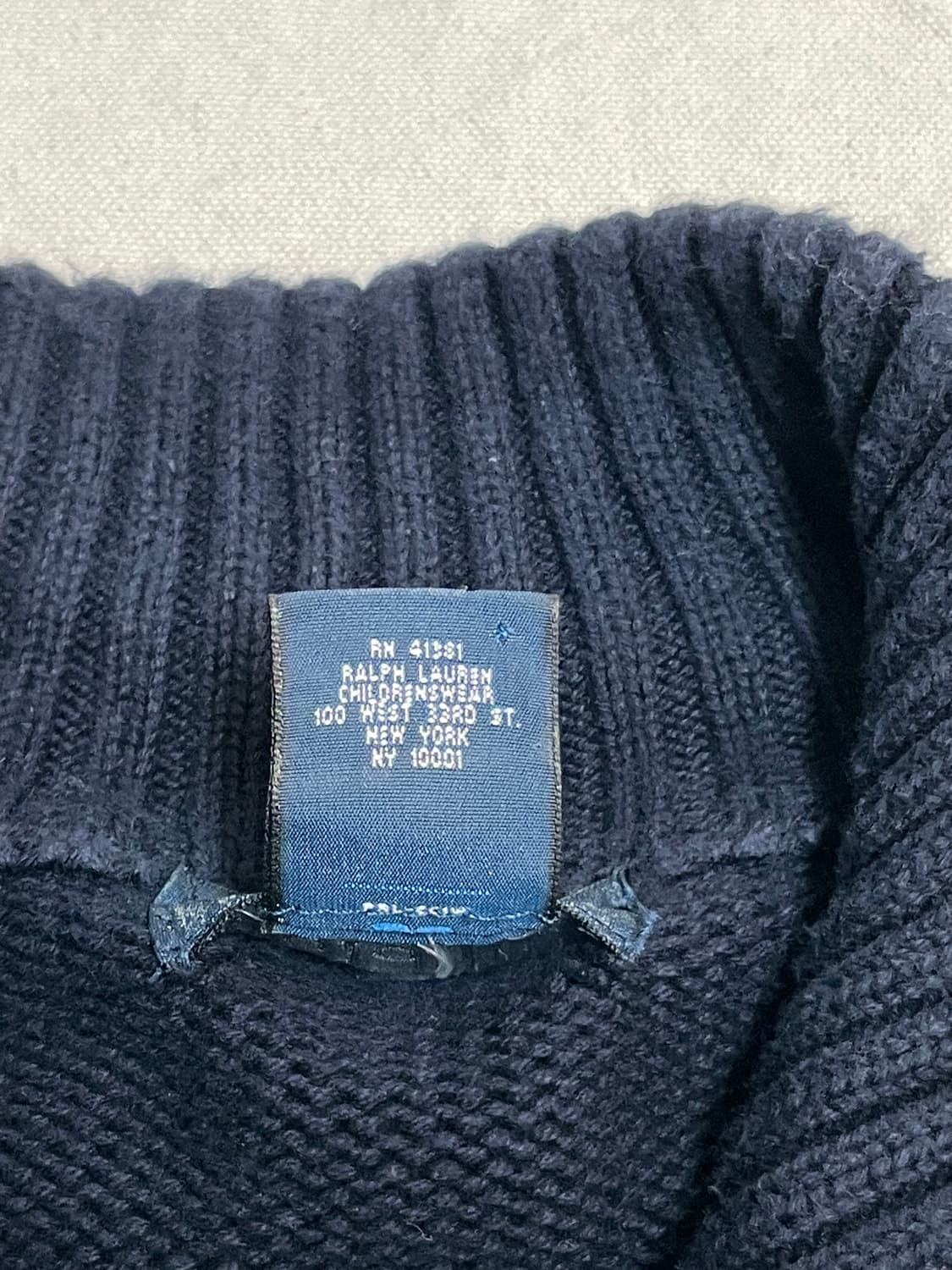 폴로 반집업 니트  상품이미지6