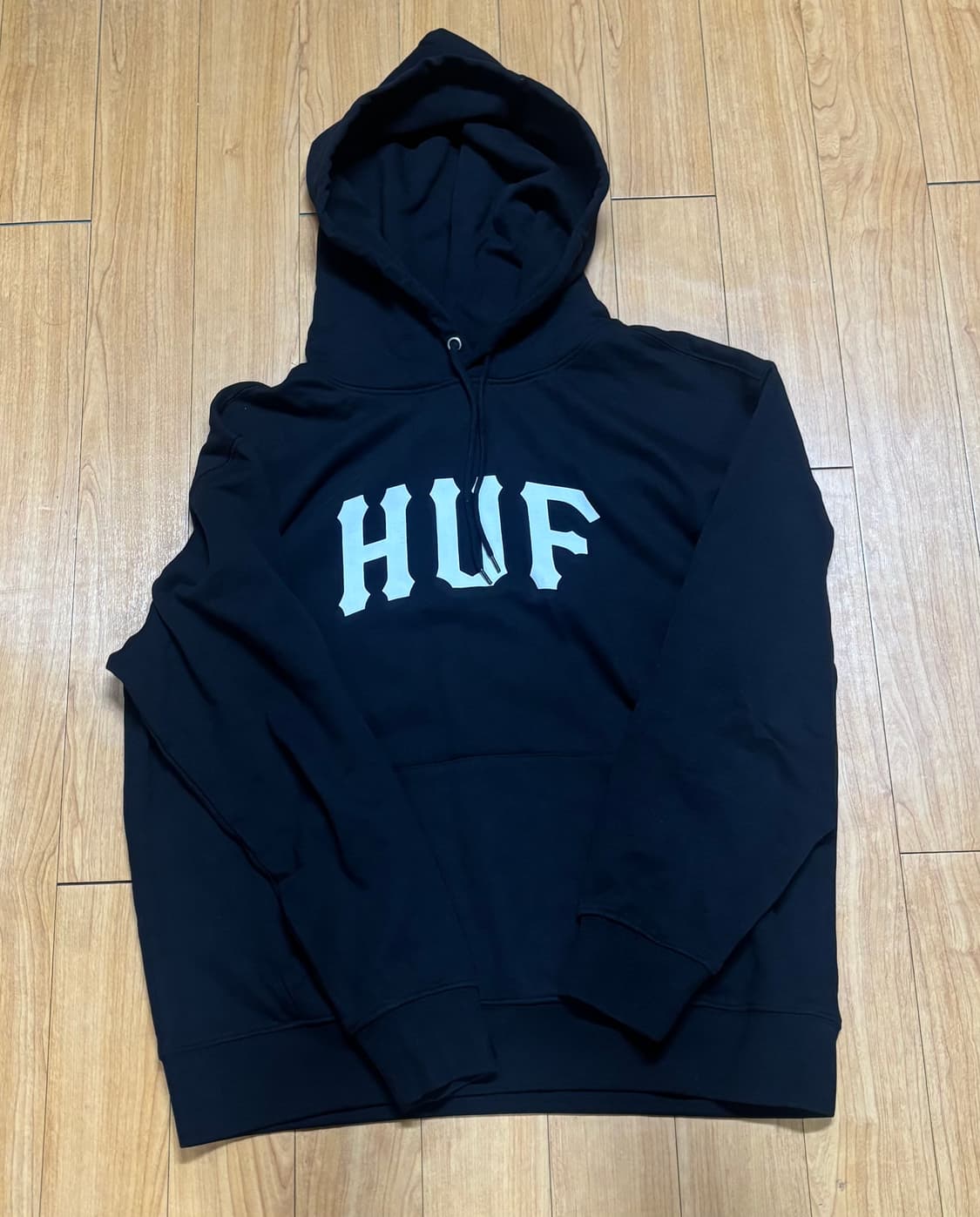 HUF 허프 ARCH LOGO HOODIE 아치로고 후드티 블랙 XL 상품이미지2