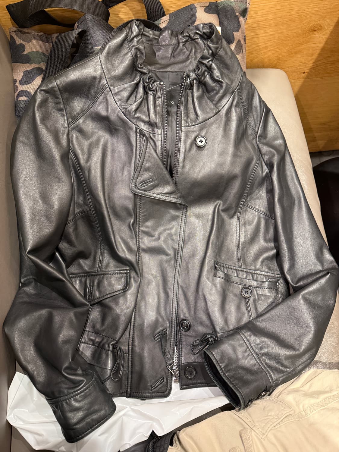 빈티지 가죽 자켓 상품이미지1