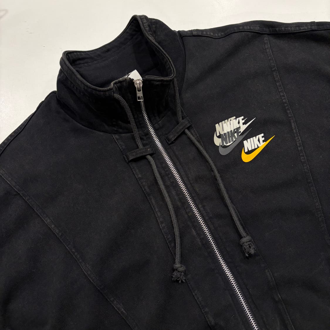 [M] 나이키 NSW 블랙 빈티지 워싱 자켓 C175 상품이미지3