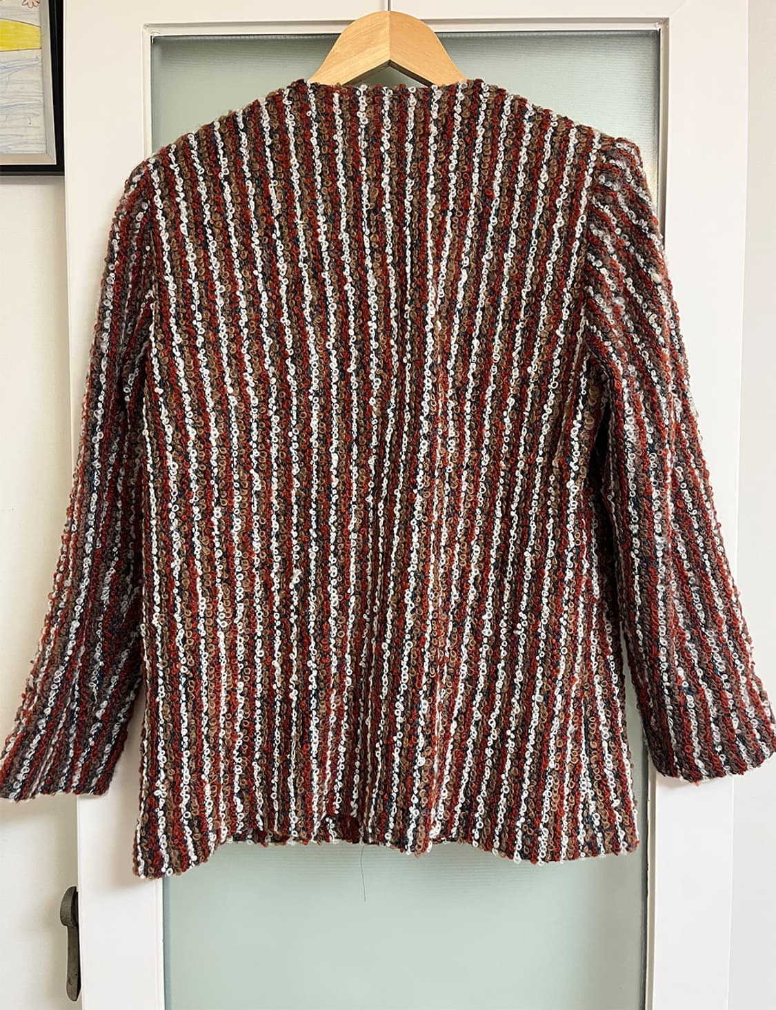 Vintage stripe tweed jacket 상품이미지9