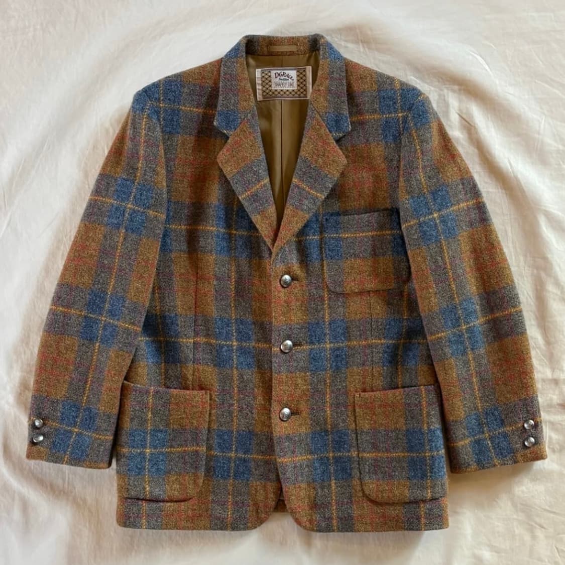 (여55-66) 90s Harris Tweed 싱글 3B 자켓 상품이미지1