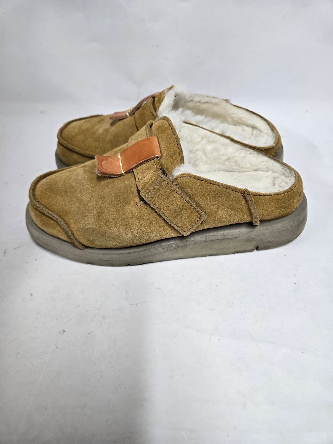 사토리산 스웨이드 털 안감 슬리퍼 230~235 상품이미지3