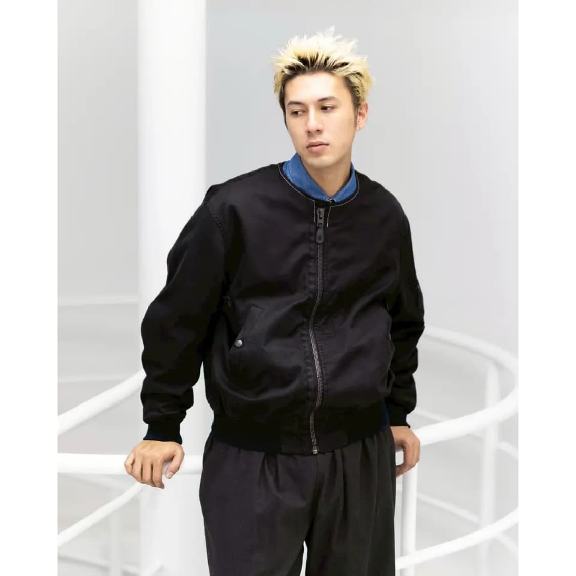 25aw Vintage Silk Flight Custom Jacket 상품이미지5