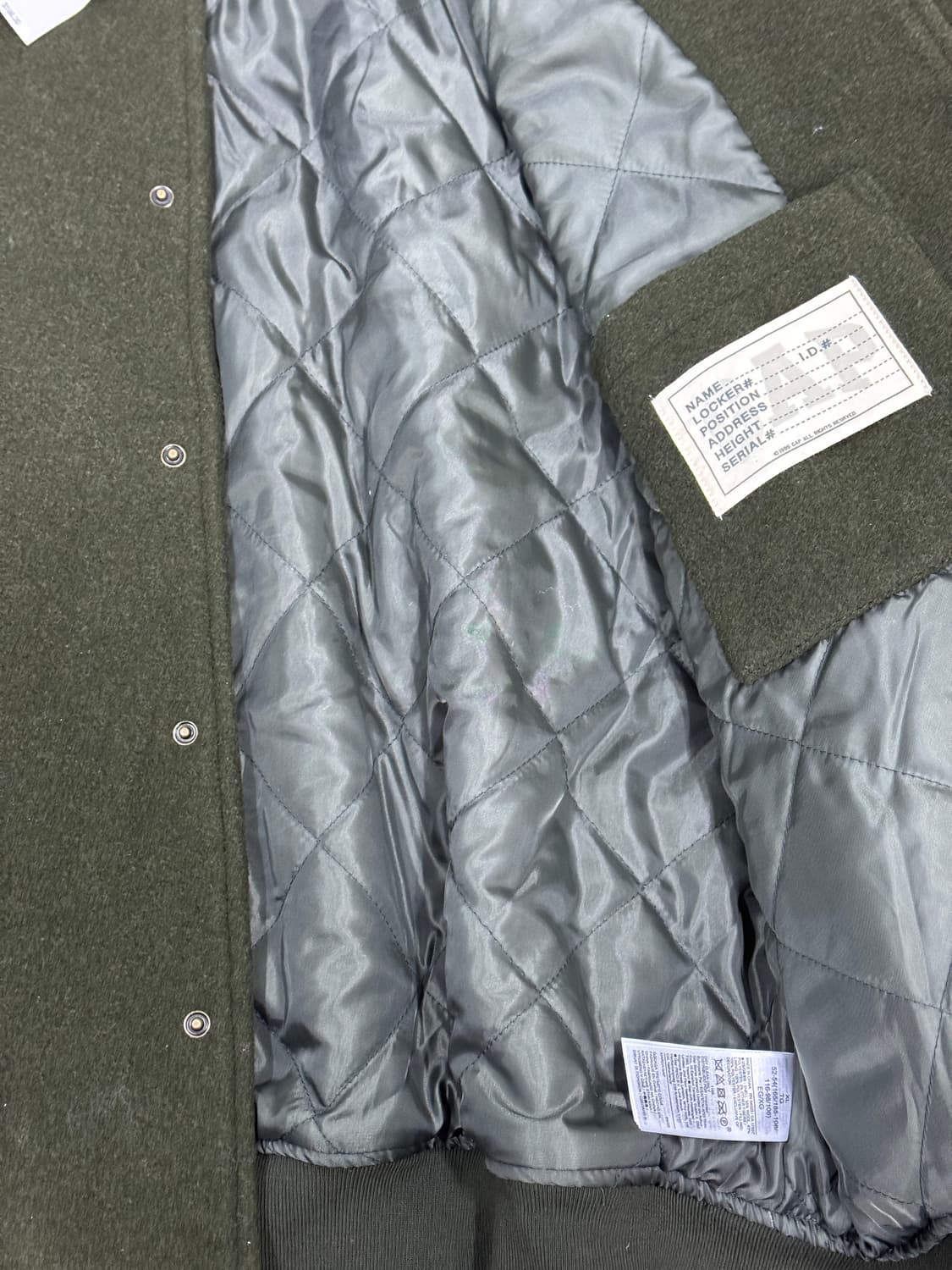 갭 바시티 자켓 사이즈XL 택달린 새상품 상품이미지3