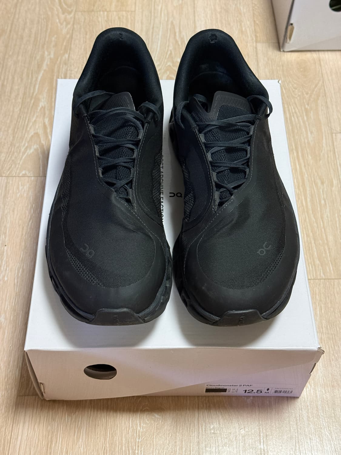 파프 온 클라우드 몬스터2 블랙 12.5 (305사이즈) 상품이미지1