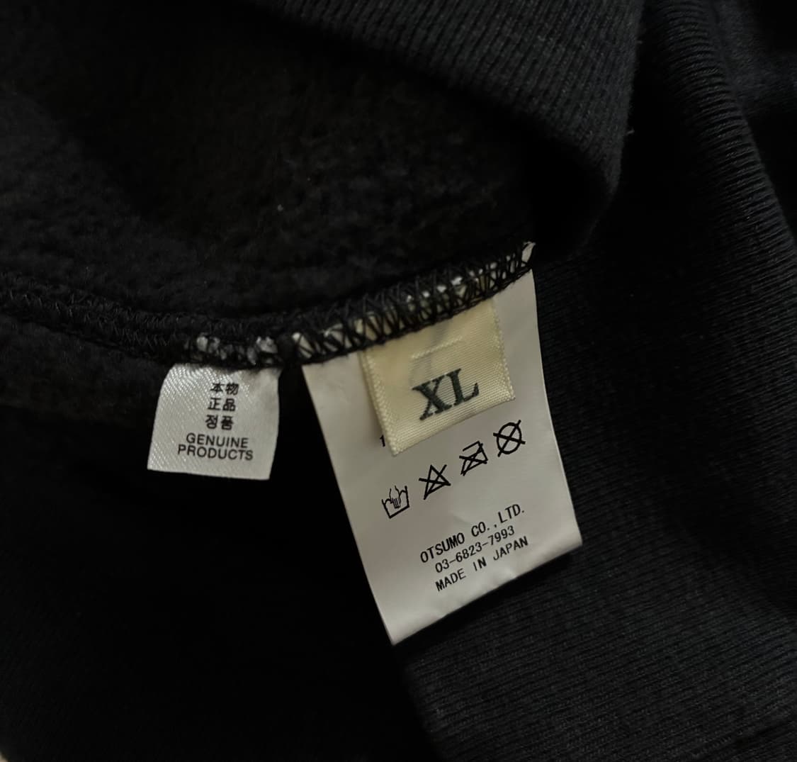 휴먼메이드 스웨트셔츠 맨투맨 블랙 XL 상품이미지4