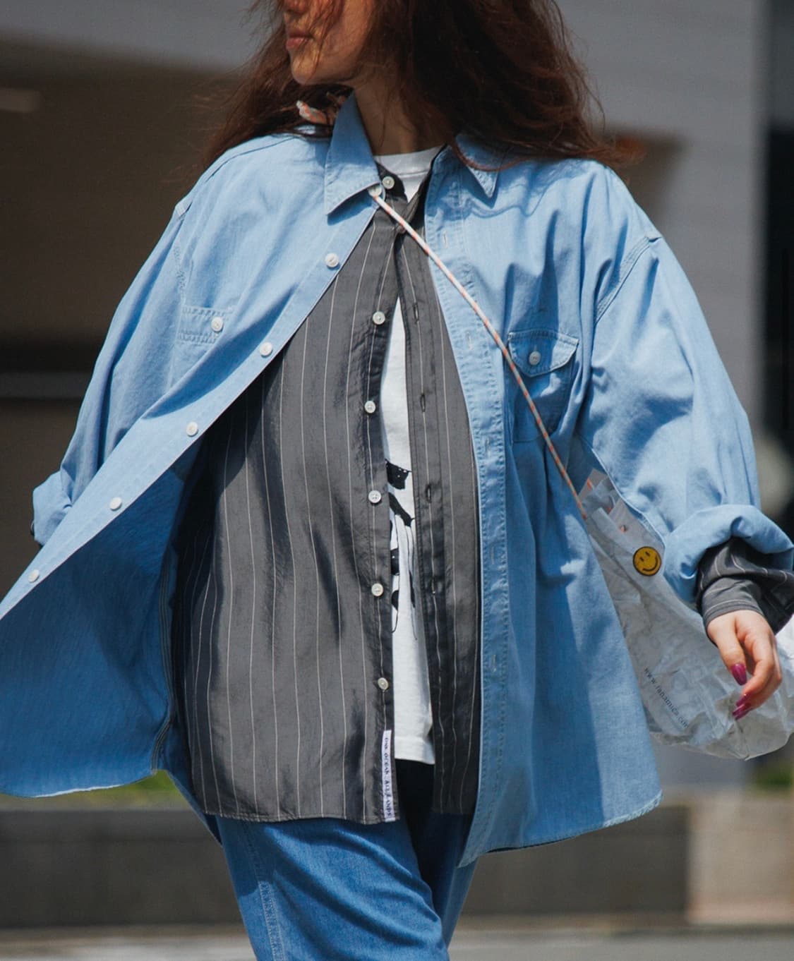 26SS 나나미카 샴브레이 셔츠 (L.INDIGO) / L 상품이미지3