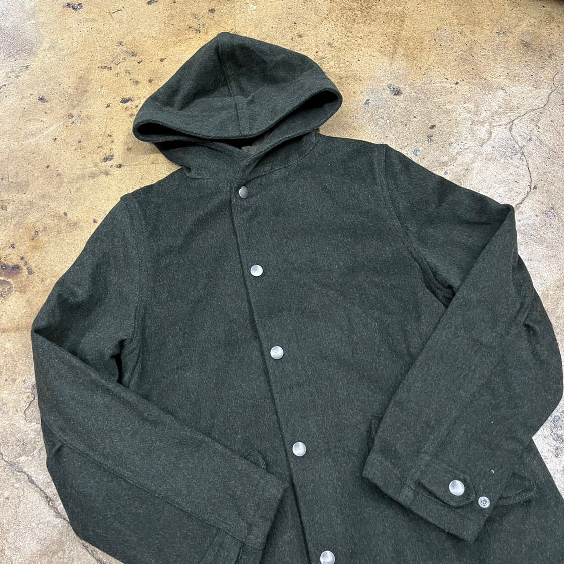 [정품/S] A.P.C. 아페쎄 울 알파카 후드 코트 b14 상품이미지1