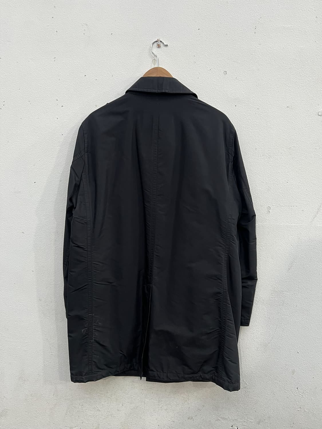 버버리 나일론 싱글버튼 코트 블랙 LL 상품이미지2