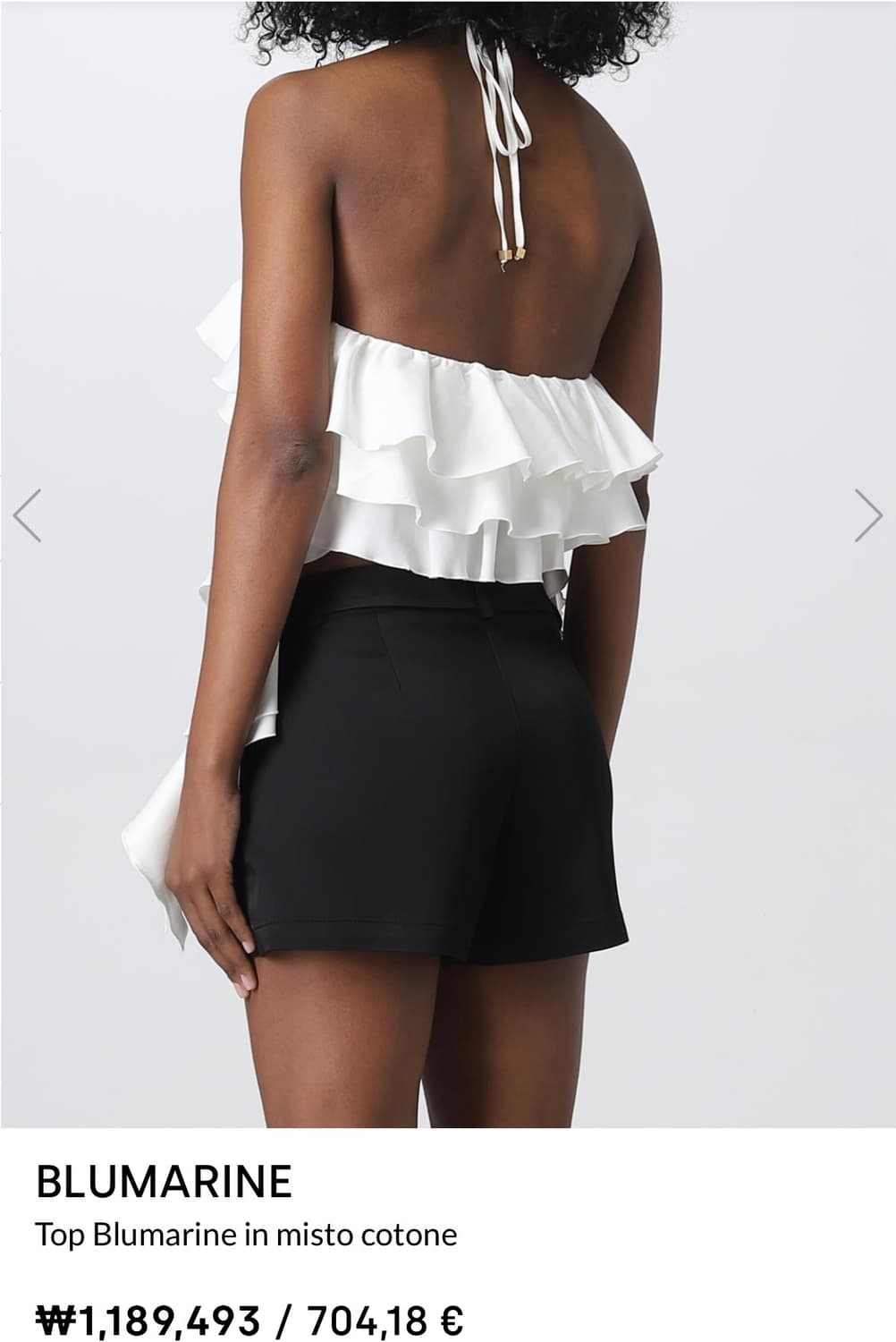 블루마린 로즈 홀터넥 상품이미지4