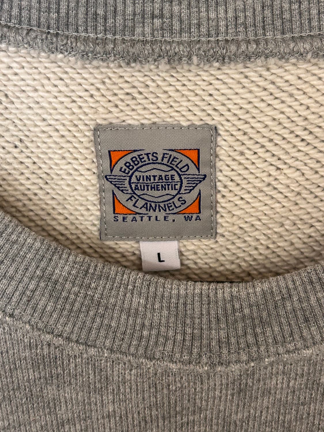 이벳필드 EBFD 맨투맨 그레이 L 상품이미지2