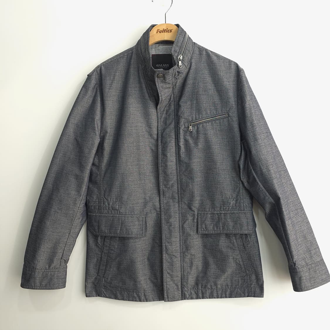 갤럭시 GALAXY 바람막이 집업 자켓 그레이 95 상품이미지1