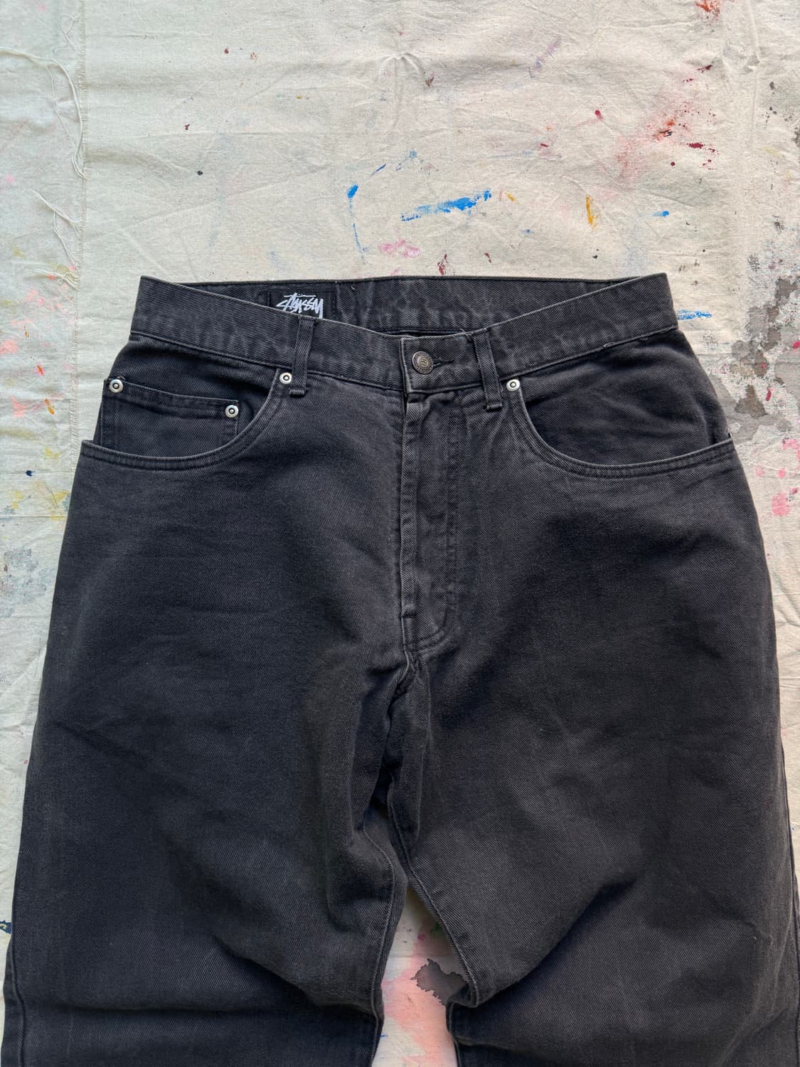 80s 스투시 빅올 데님 팬츠 상품이미지2