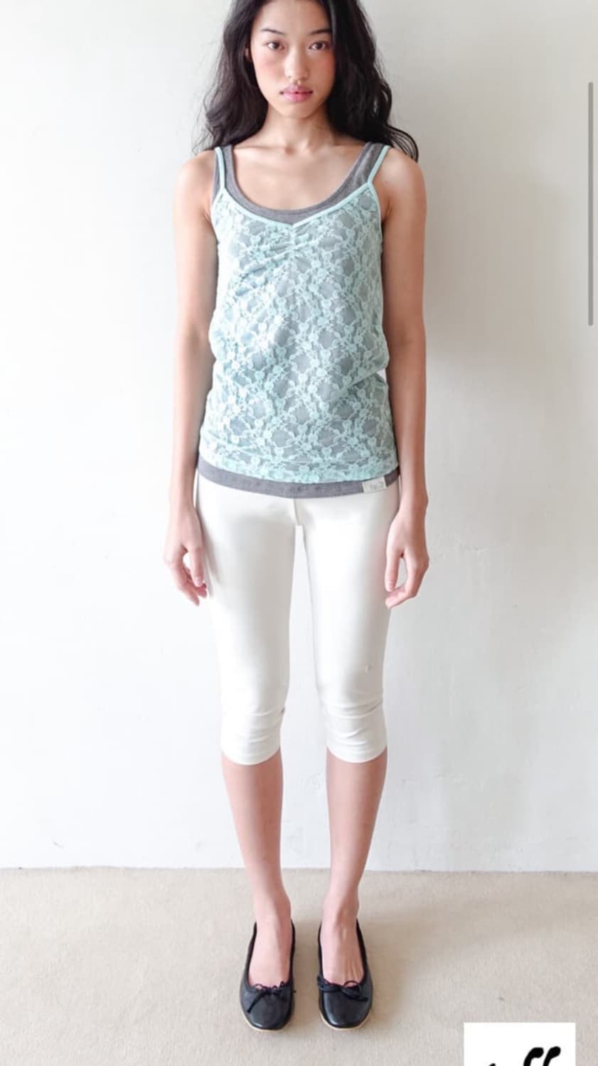 삽니다) 샵페어리 lace sleeveless (mint) 상품이미지1