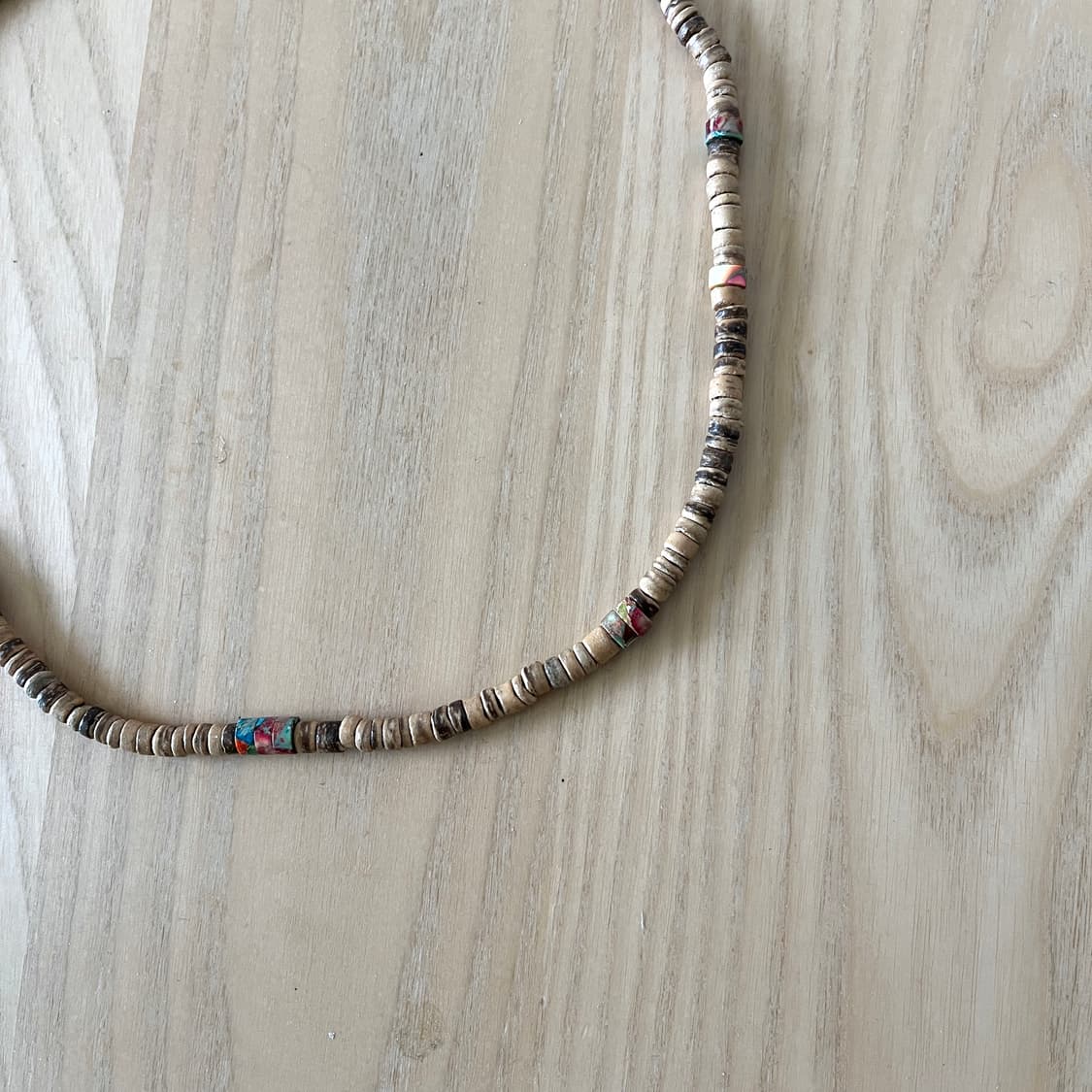 Handmade 나무 비즈 목걸이 상품이미지2