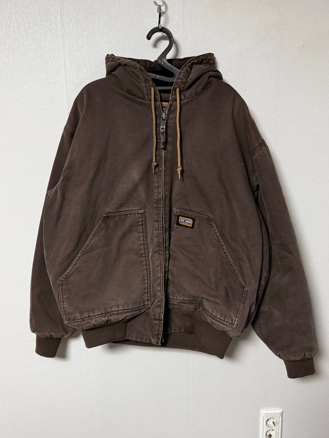  빅 스미스 브라운 후드 워크 자켓 상품이미지2