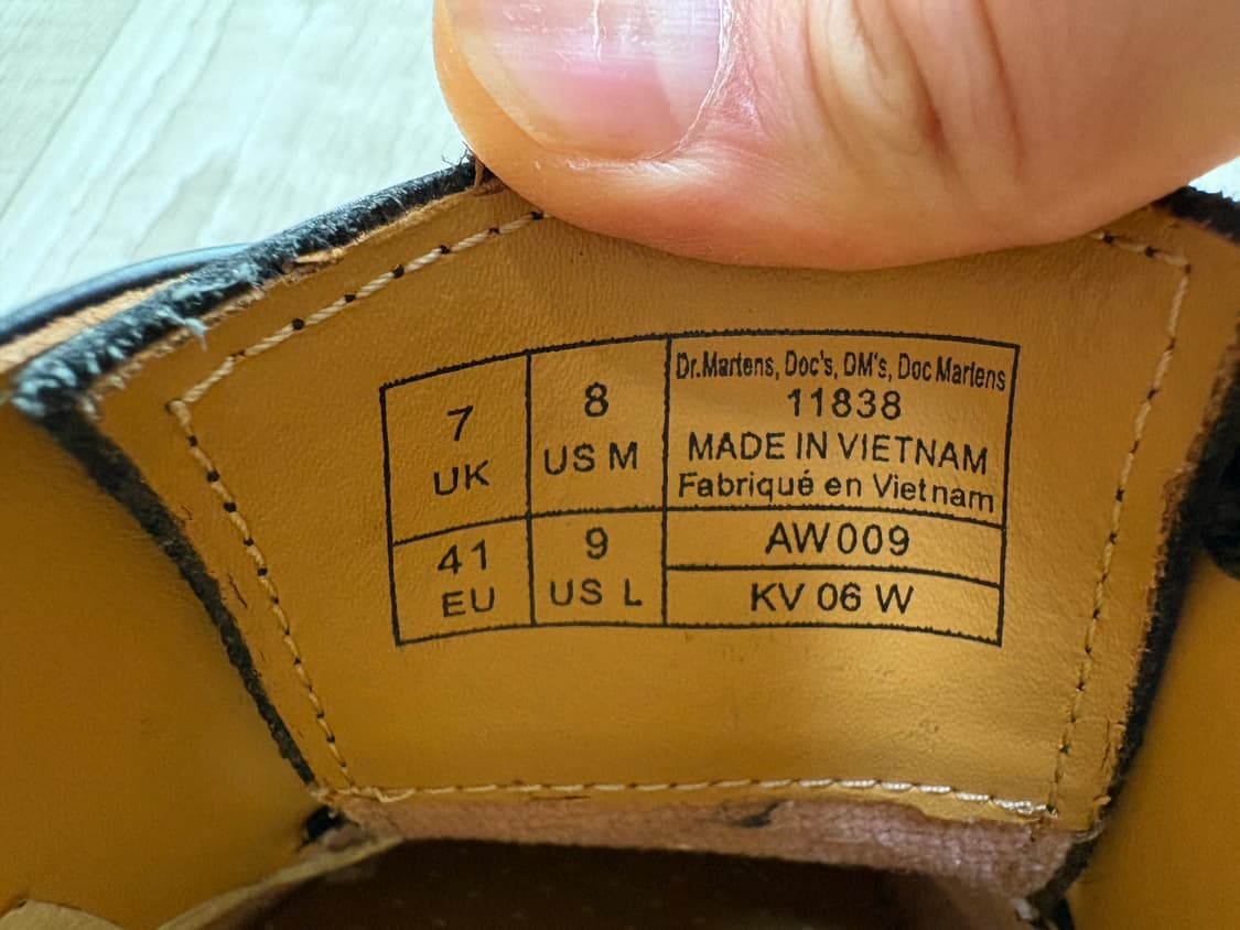 닥터마틴 1461 3홀 스무스 260 상품이미지7