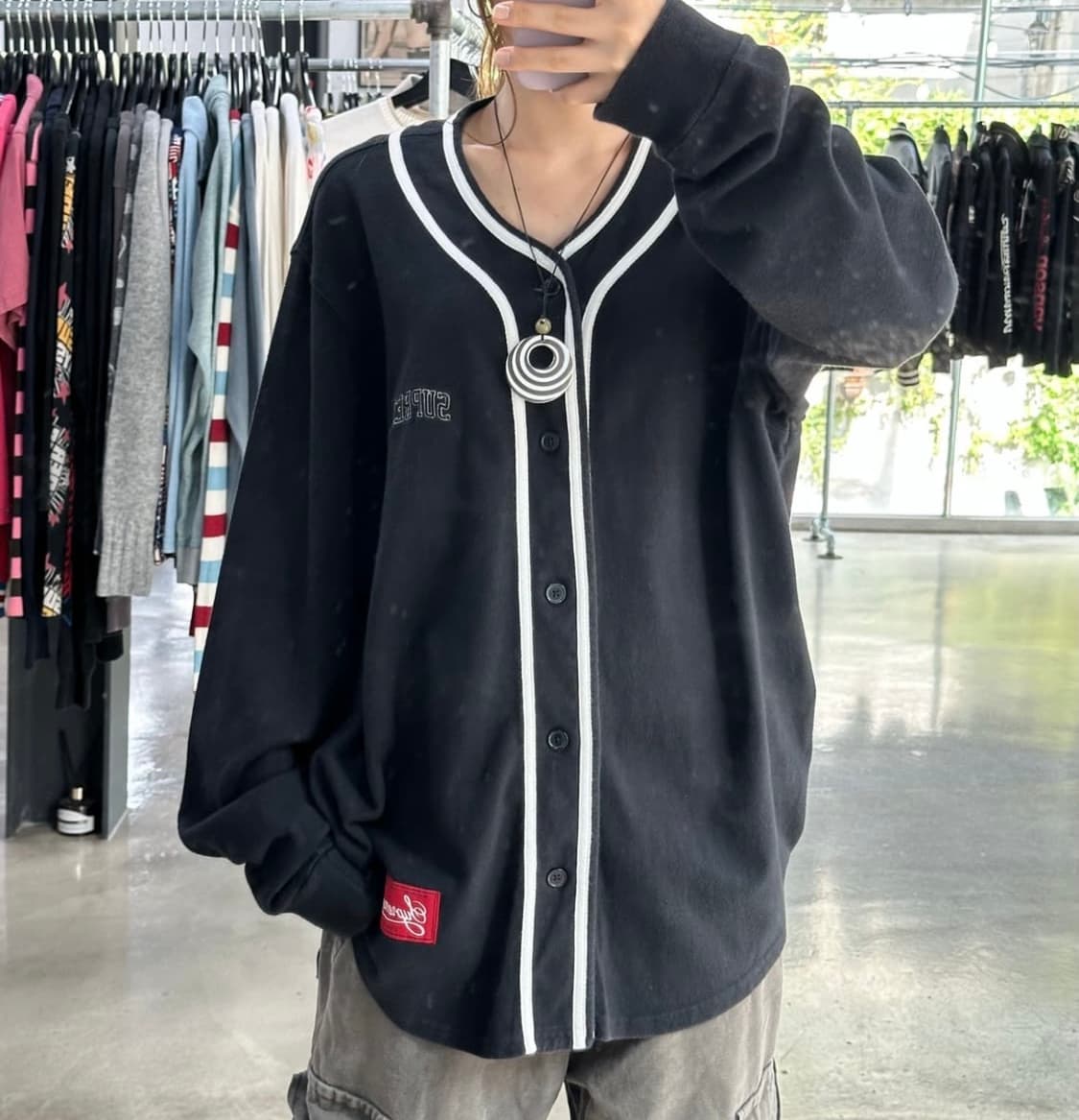 슈프림 18fw 베이스볼 져지 상품이미지2