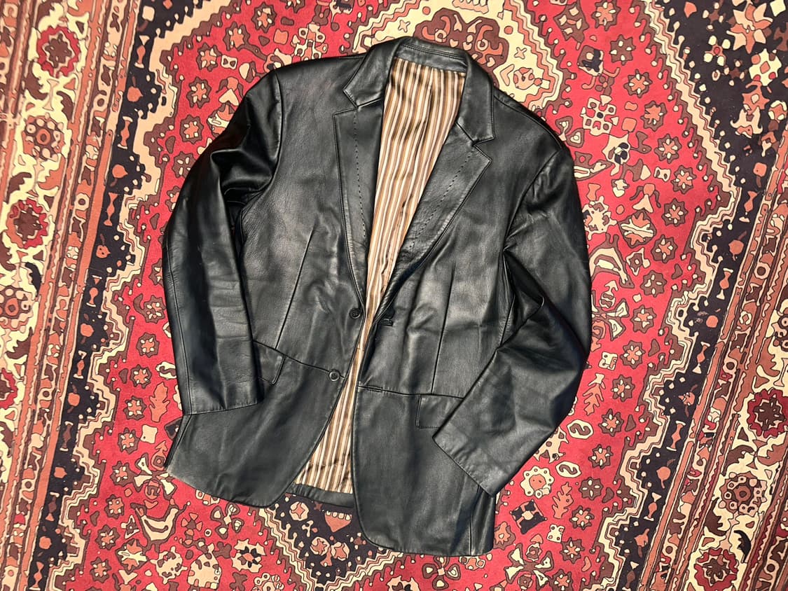 ( L ) 가죽마이 가죽자켓 레더자켓 블레이저 가죽블레이져 양가죽자켓 상품이미지5