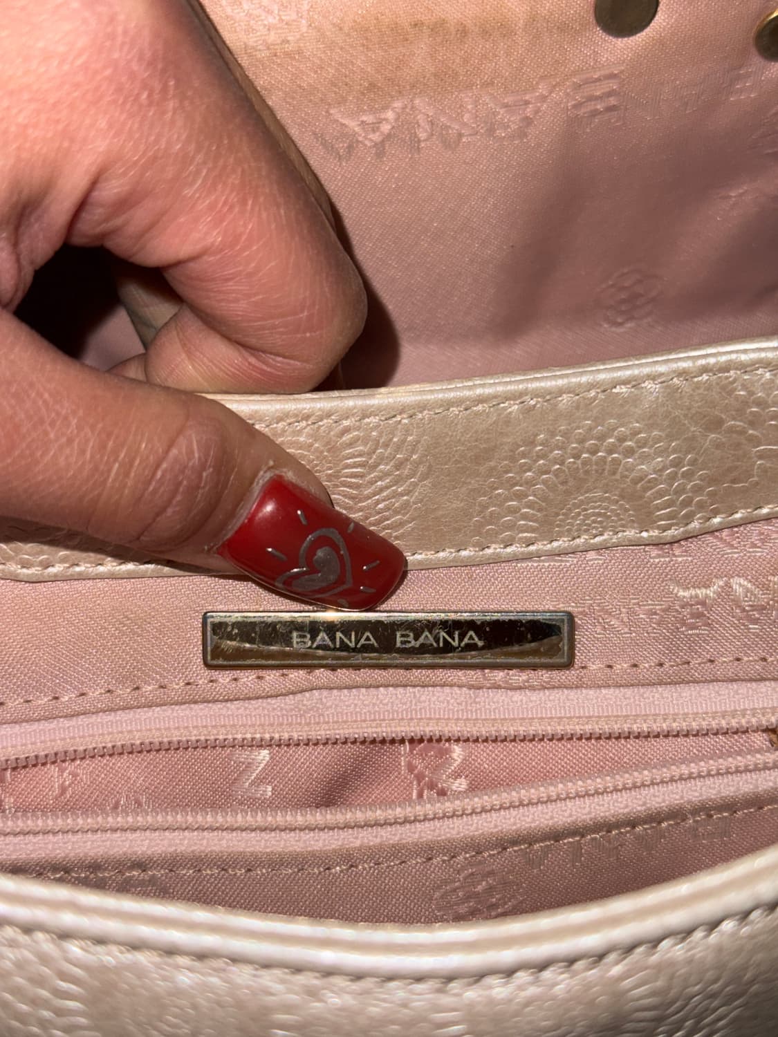 Banabana metal pink silver oriental 숄더백 상품이미지7