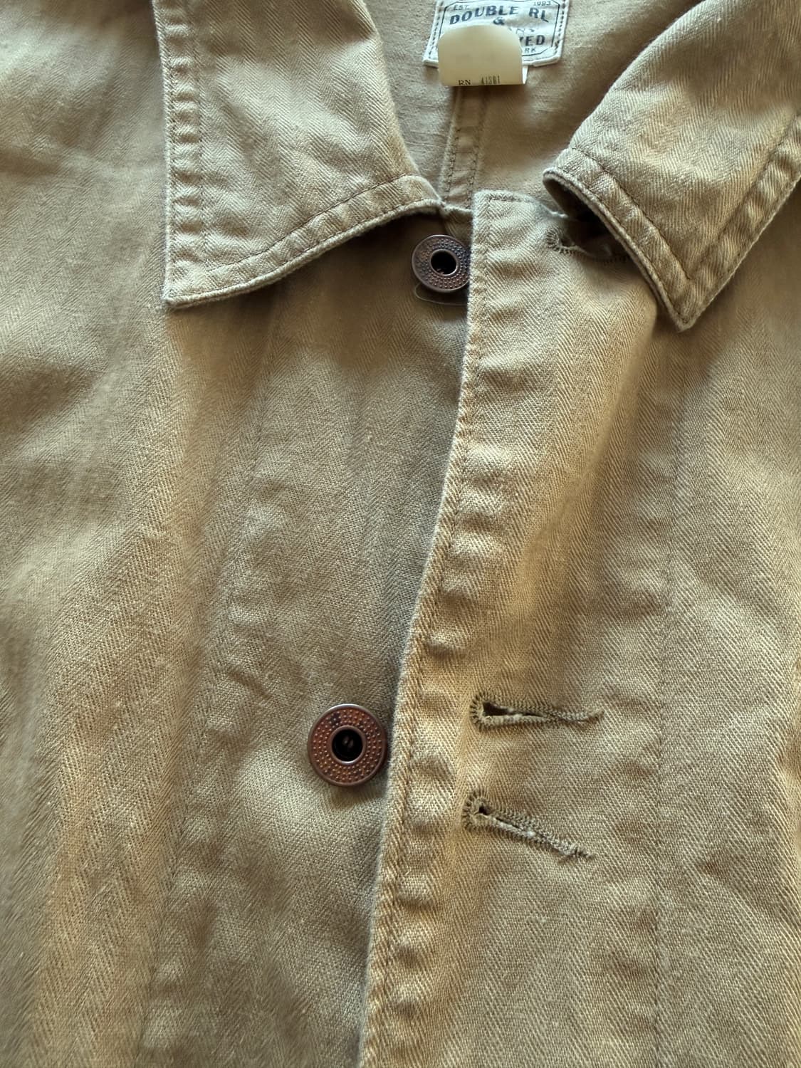 RRL 더블알엘 22SS 린넨 초어 자켓 L사이즈 상품이미지9