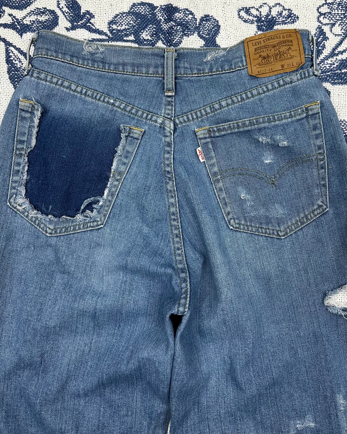 (허단37)90'S 리바이스 512-14 커스텀 데님-M2244 상품이미지6