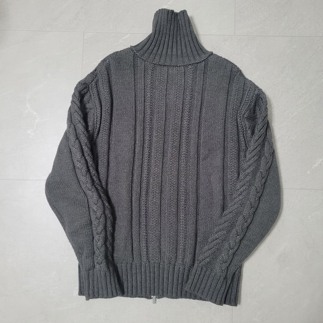 <르마드> 케이블 니트집업 2사이즈 상품이미지2