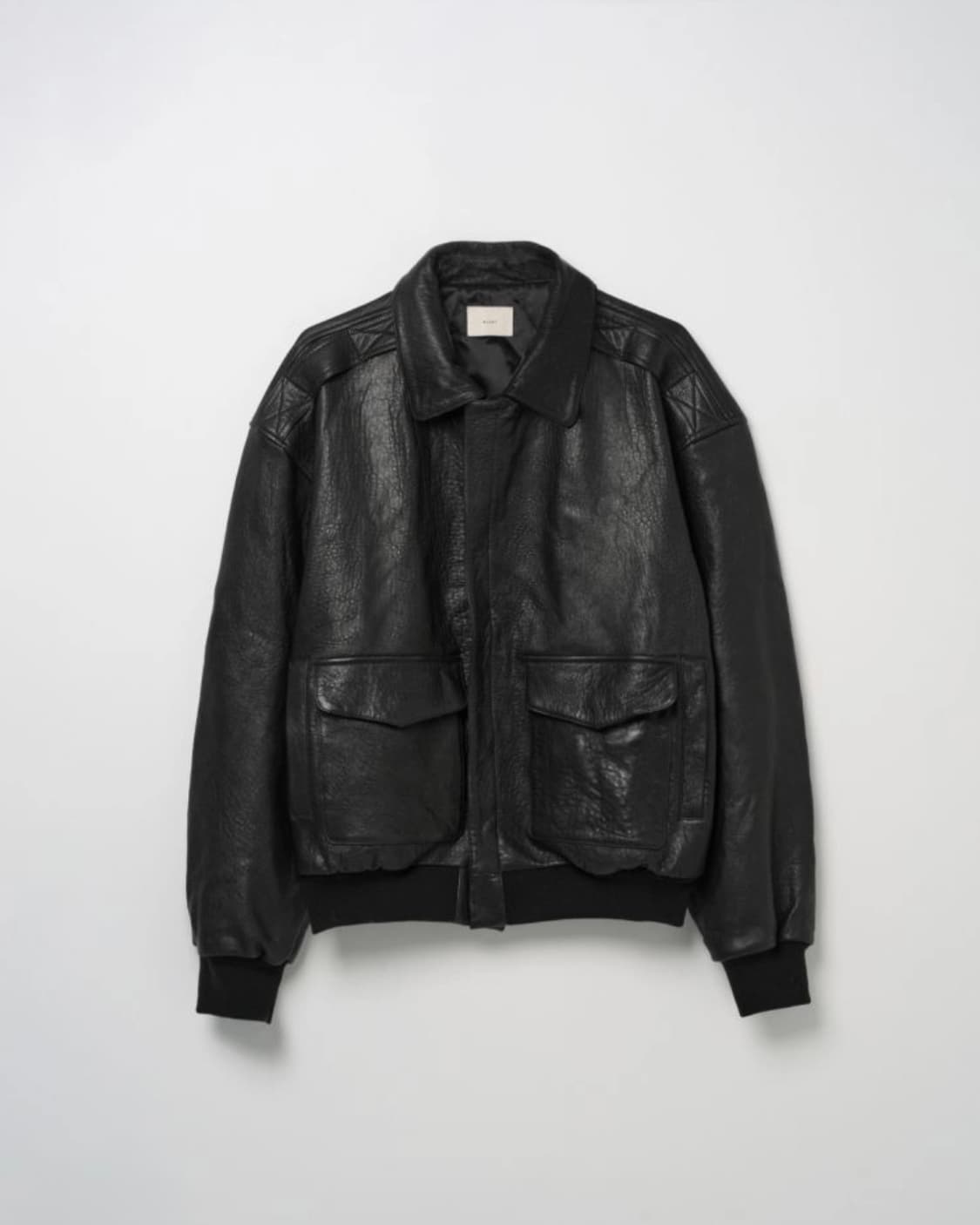 알로이 레더 자켓(black) 상품이미지2