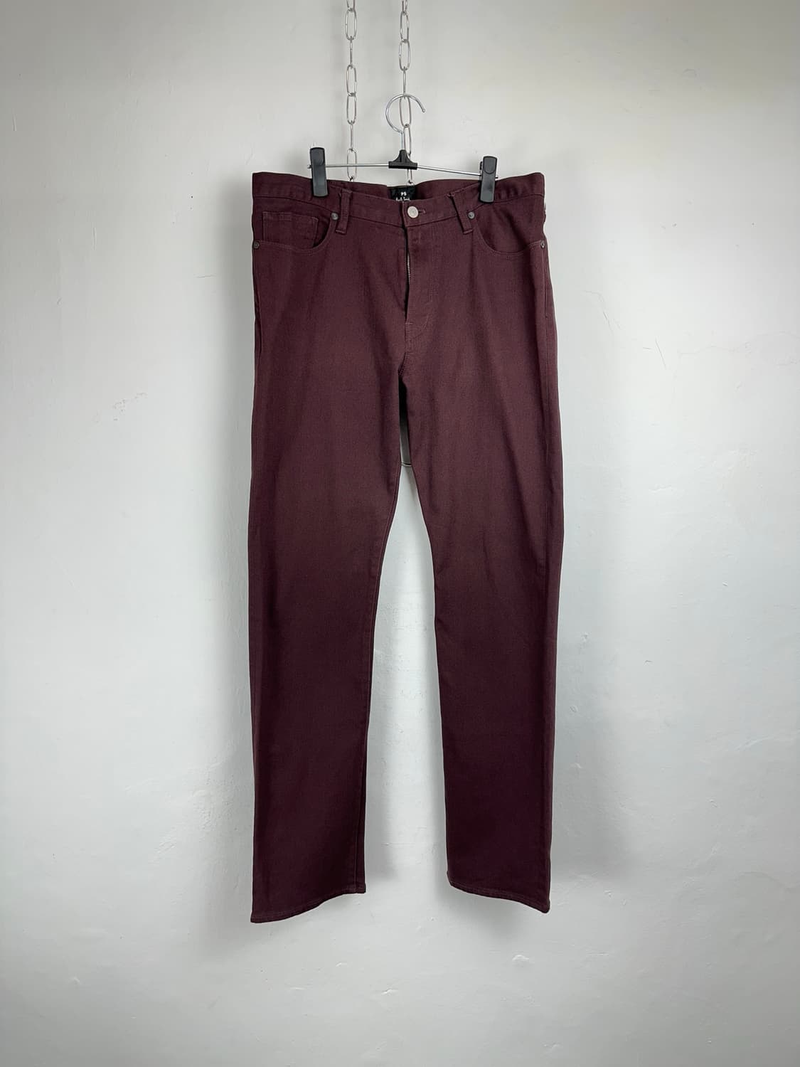 Paul Smith Burgundy Stretch Pants 상품이미지4