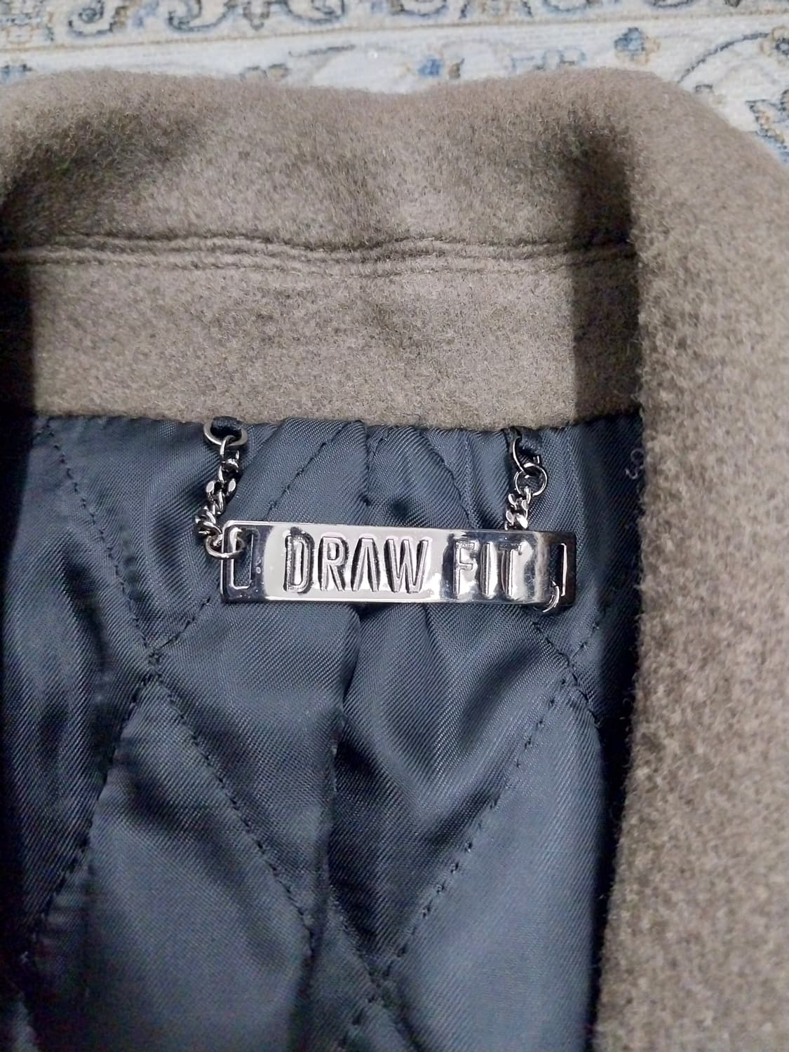 드로우핏 브라운 울 캐시미어코트 L 상품이미지3