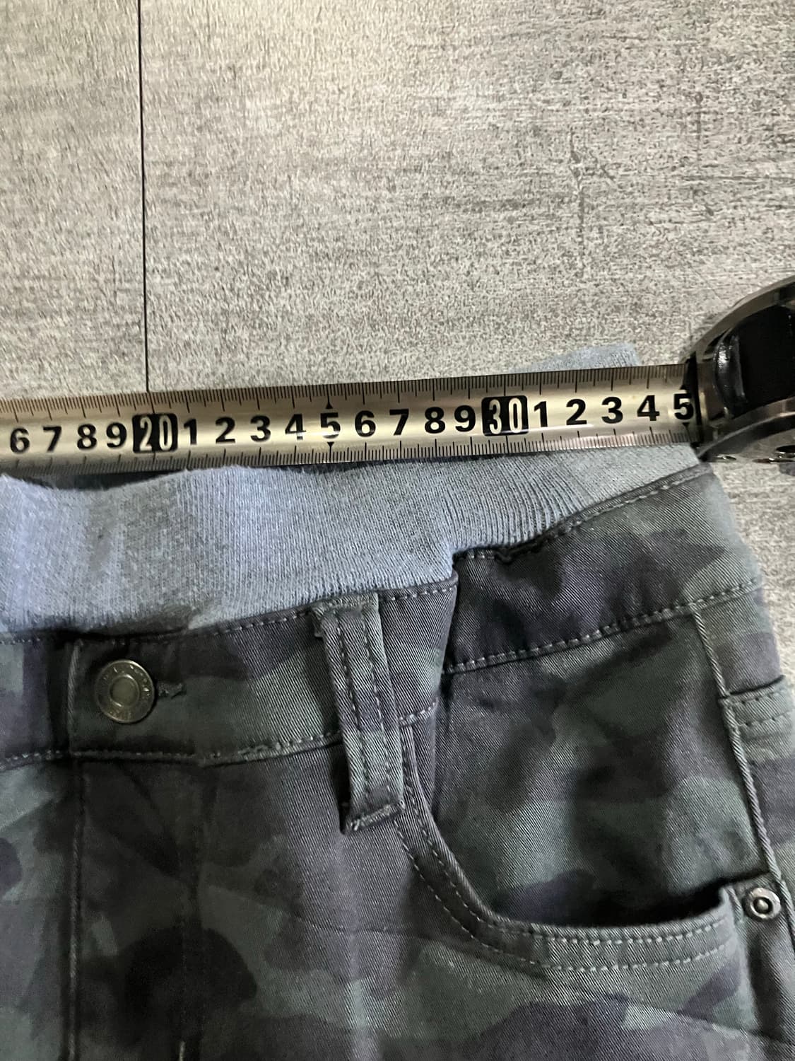 일본빈티지 올드스쿨아메카지 펑크 밀리터리카모 밴딩팬츠 상품이미지2