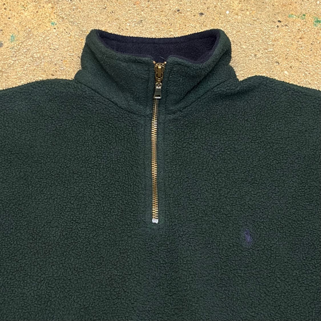 90s USA 빈티지 폴로랄프로렌 플리스 후리스 반집업 상품이미지3