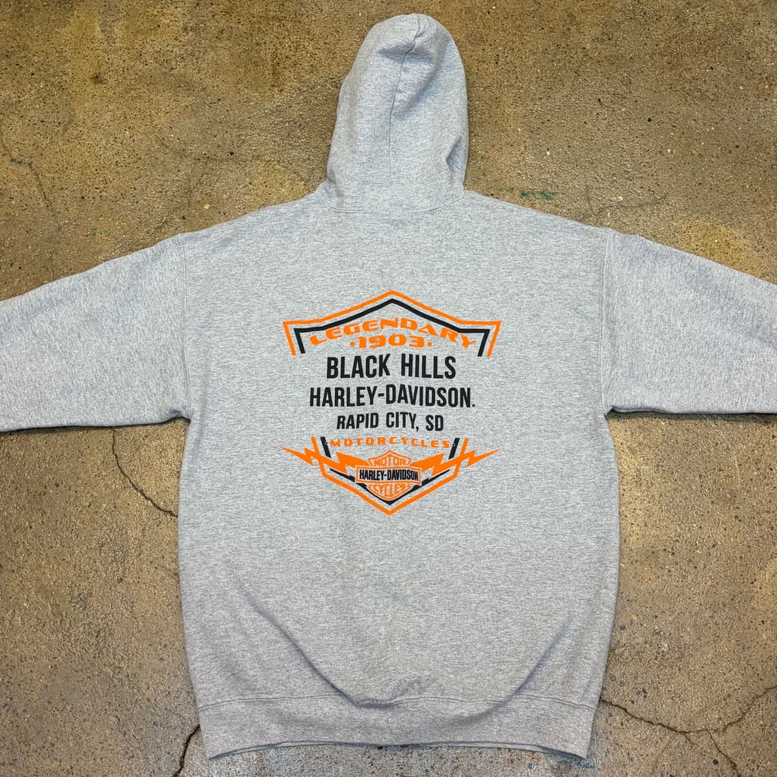 00s 미국 빈티지 할리데이비슨 후드티 후드집업 상품이미지6