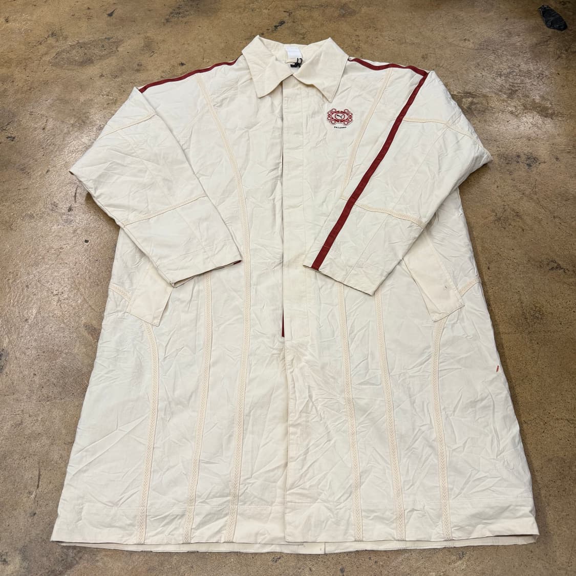 [정품/XL] 푸마 팔로모 자켓 아이보리 레드 라인 b8 상품이미지2