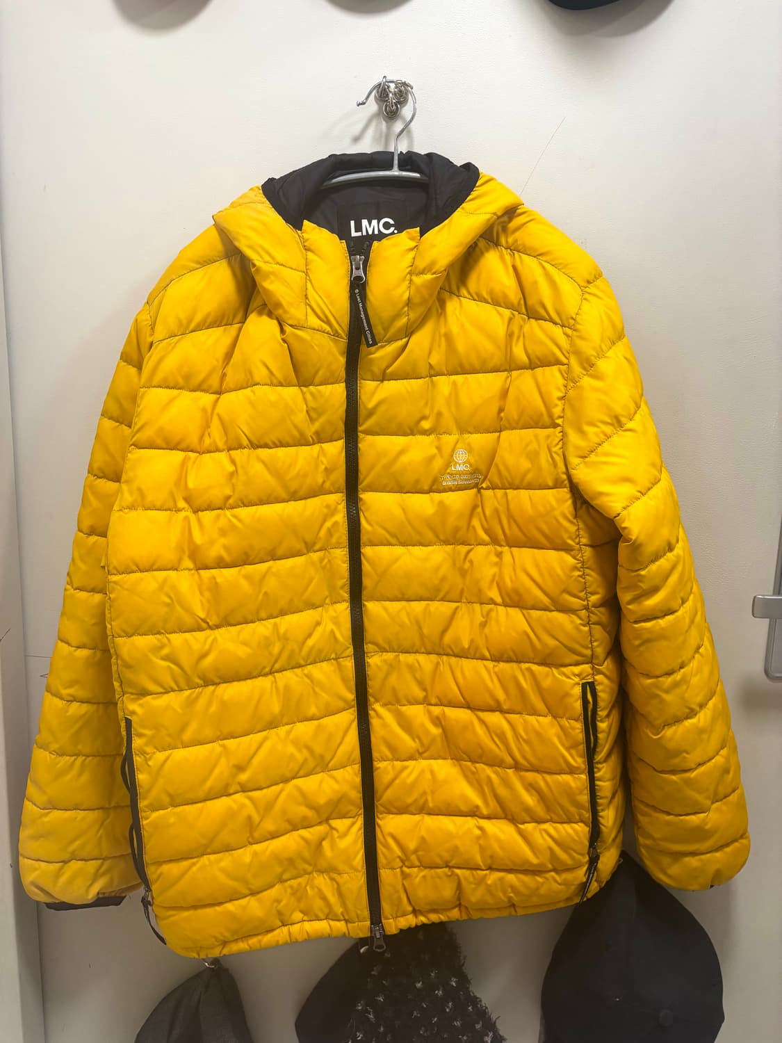 LMC ECO 씬슐레이트 후드 패딩 옐로우 M 상품이미지4