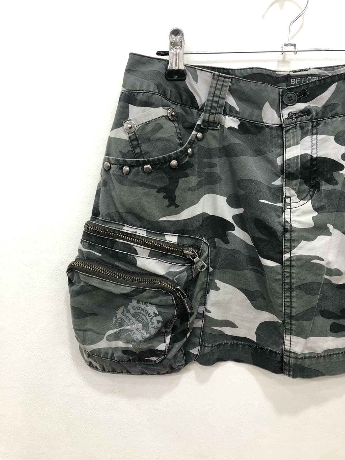 cargo print big pocket mini skirt 상품이미지3