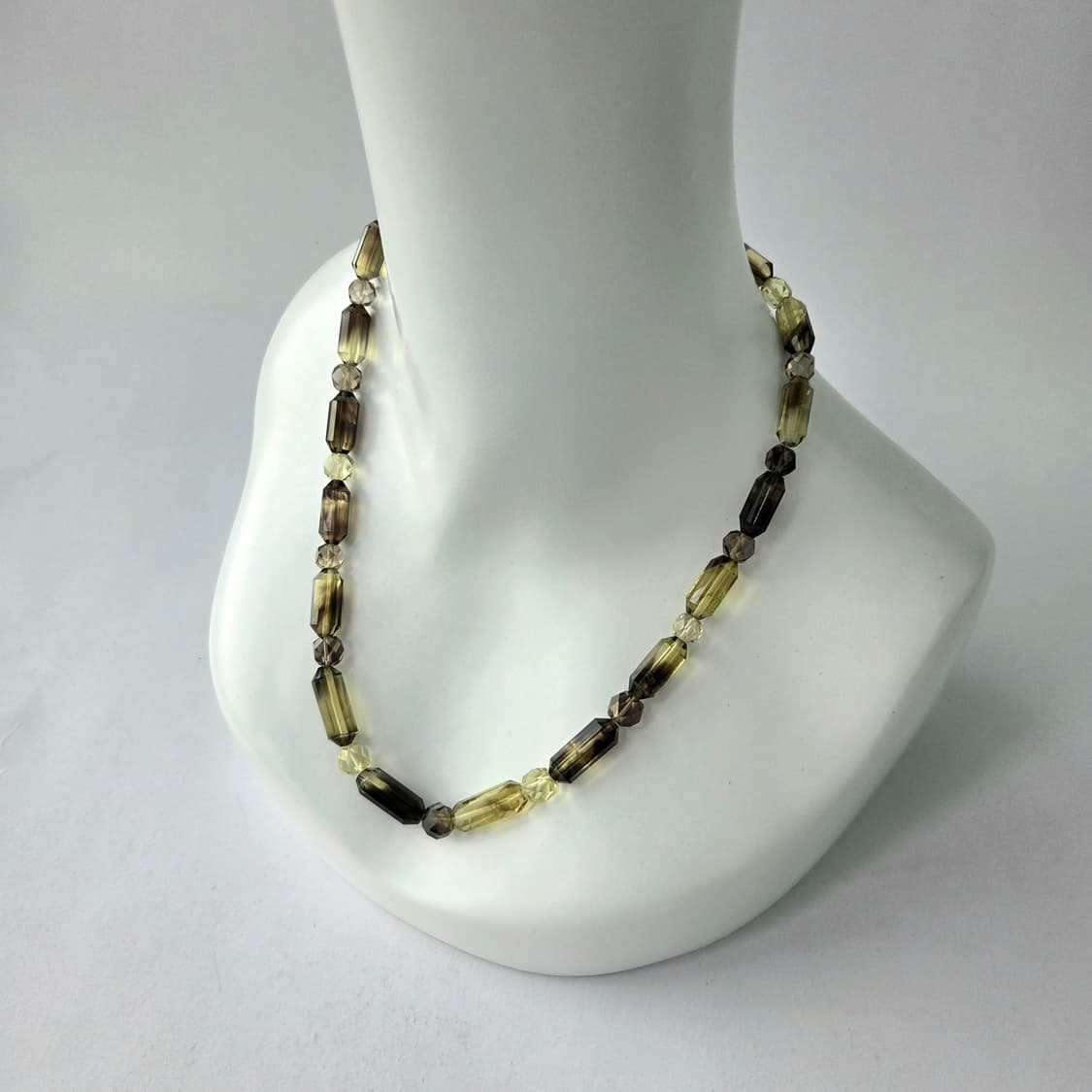 1950s-60s Smoky art glass necklace 상품이미지2