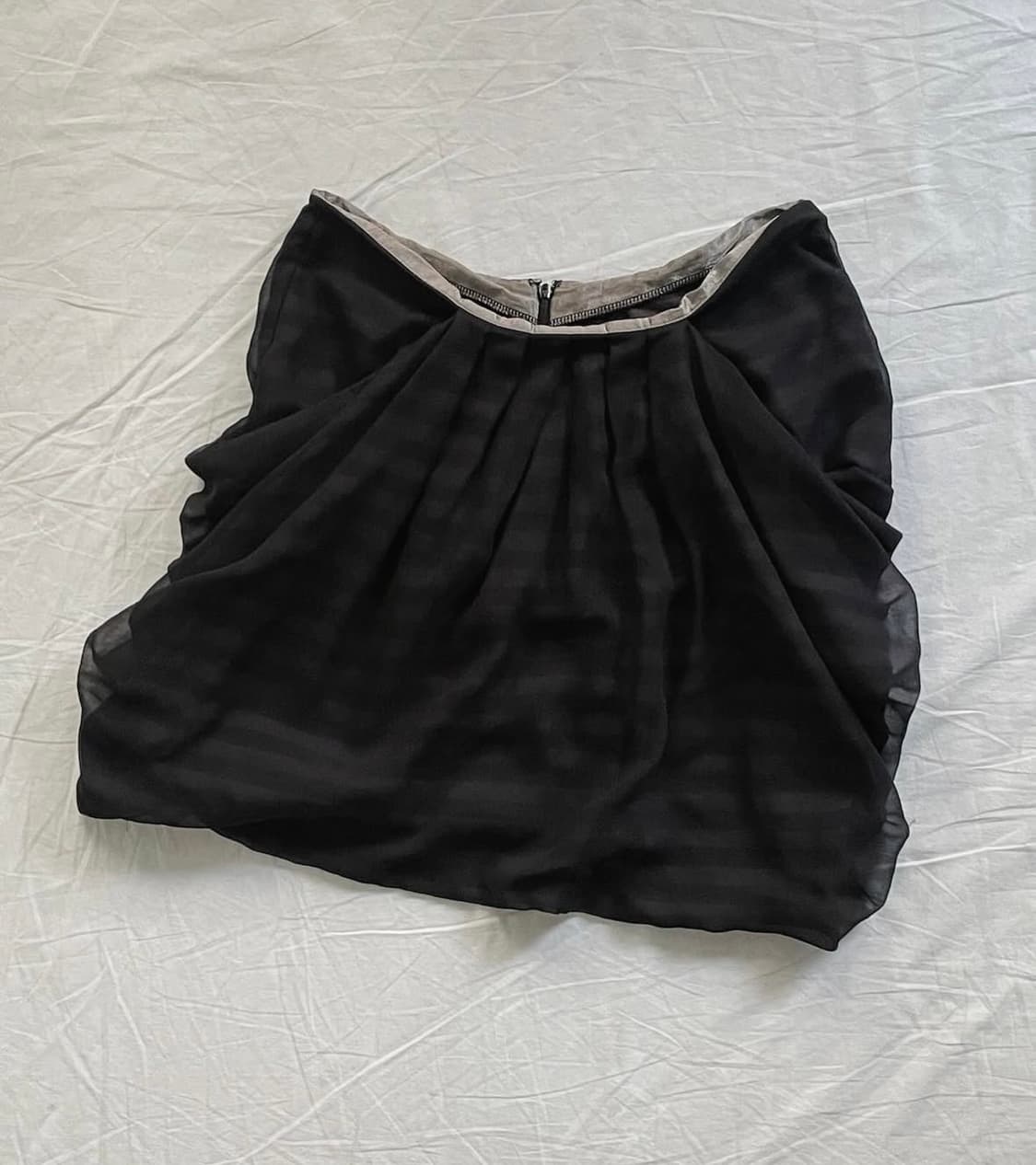 나노 유니버스 드레이프 스트라이프 스커트 상품이미지1