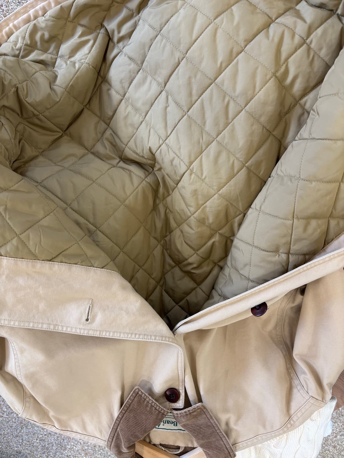 L.L.Bean 엘엘빈 사파리 자켓 베이지 신슐레이트 (경패딩) 상품이미지9