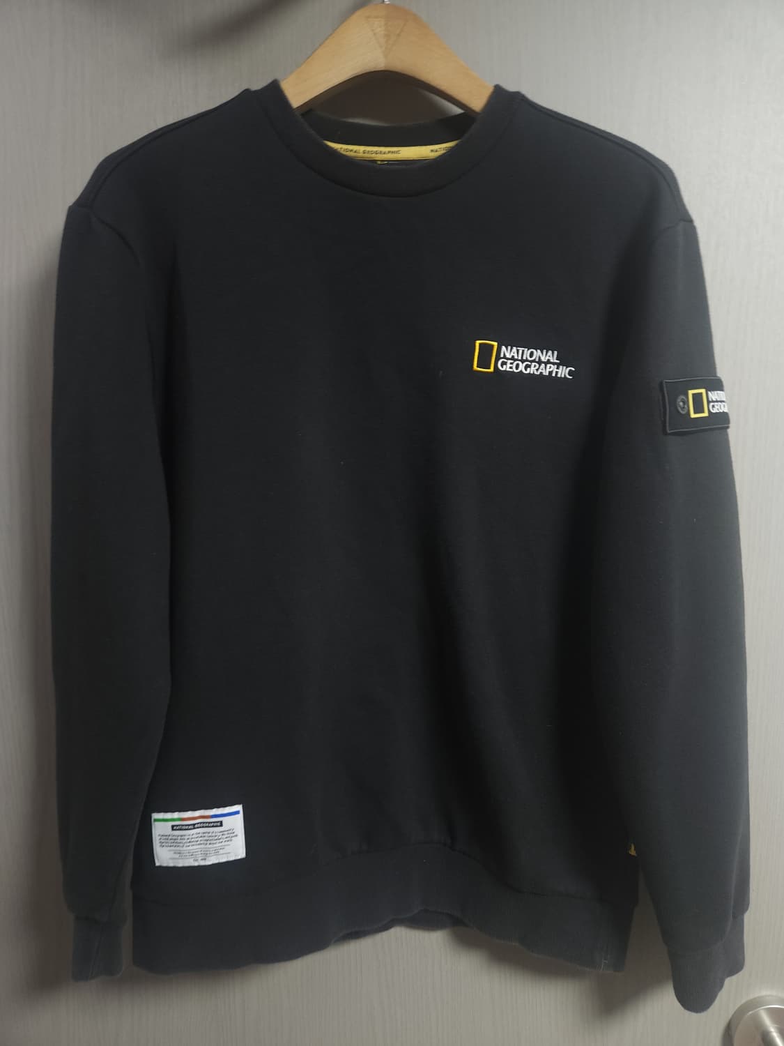 내셔널지오그래픽 기모 맨투맨, M 상품이미지1