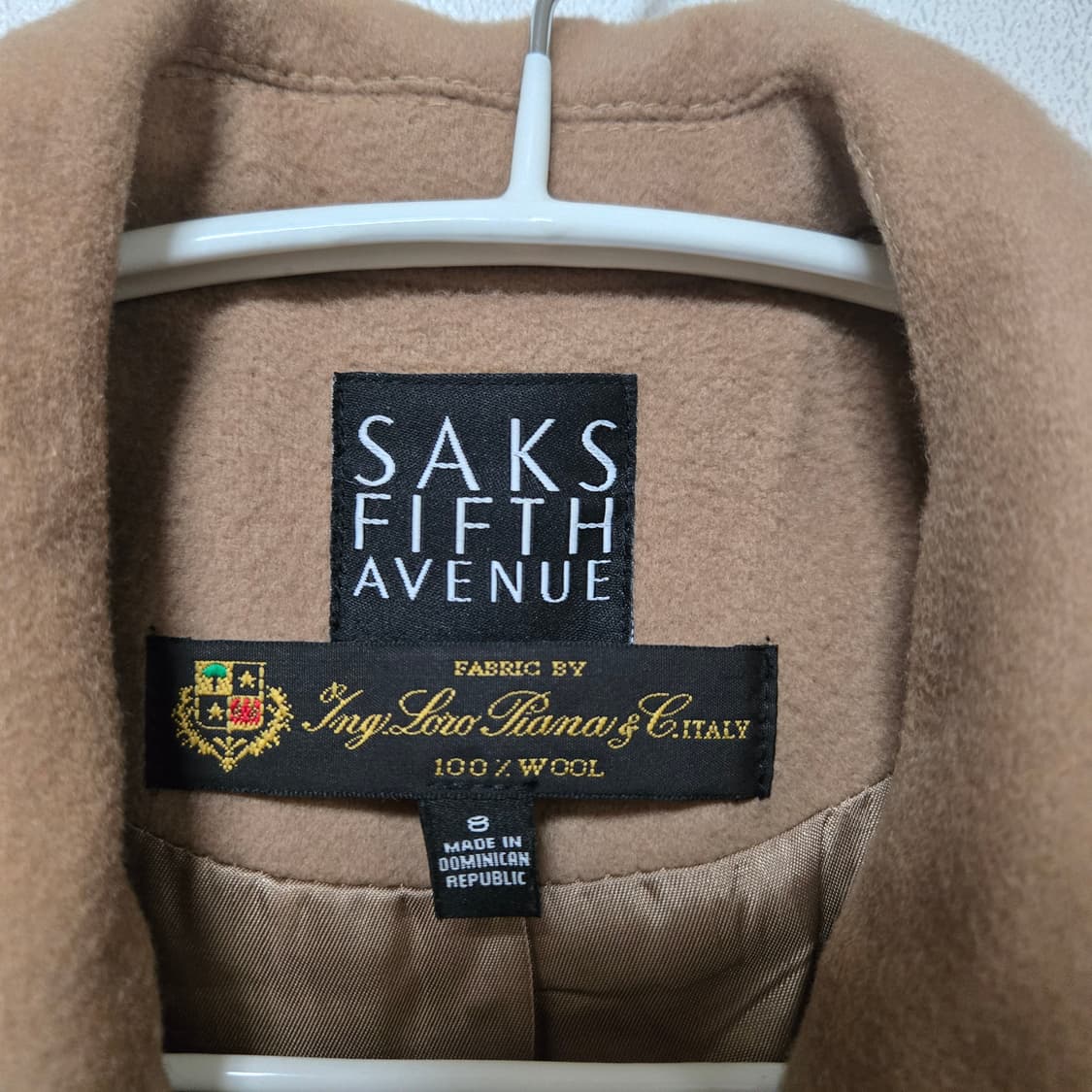 삭스피프스에비뉴 로로피아나 울 코트 / 여성 코트 상품이미지5