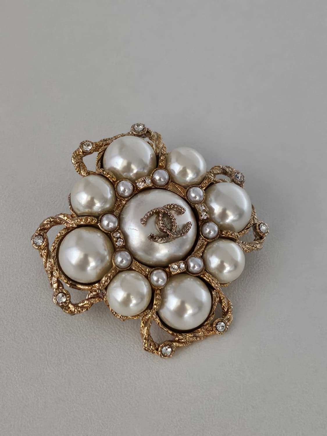 샤넬 정품 빈티지 브로치 상품이미지1