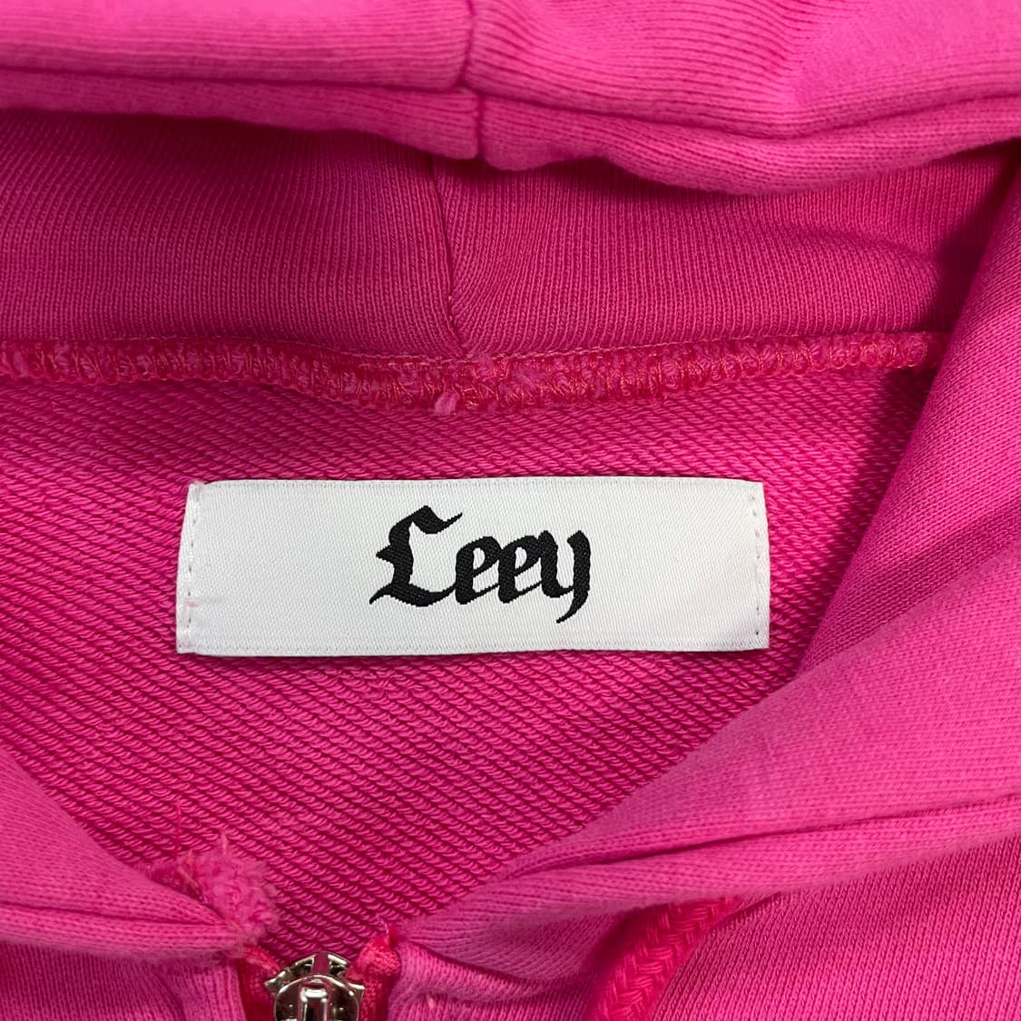 와이이이엘 Yeel 크롭 후드집업 핑크 상품이미지6