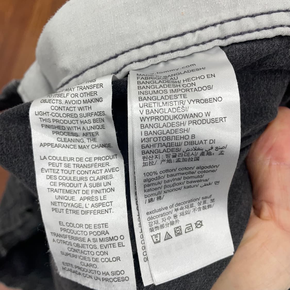 타미힐피거 블랙 데님 자켓 상품이미지5